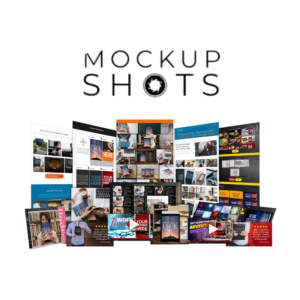 Mockup Shots logo with examples
